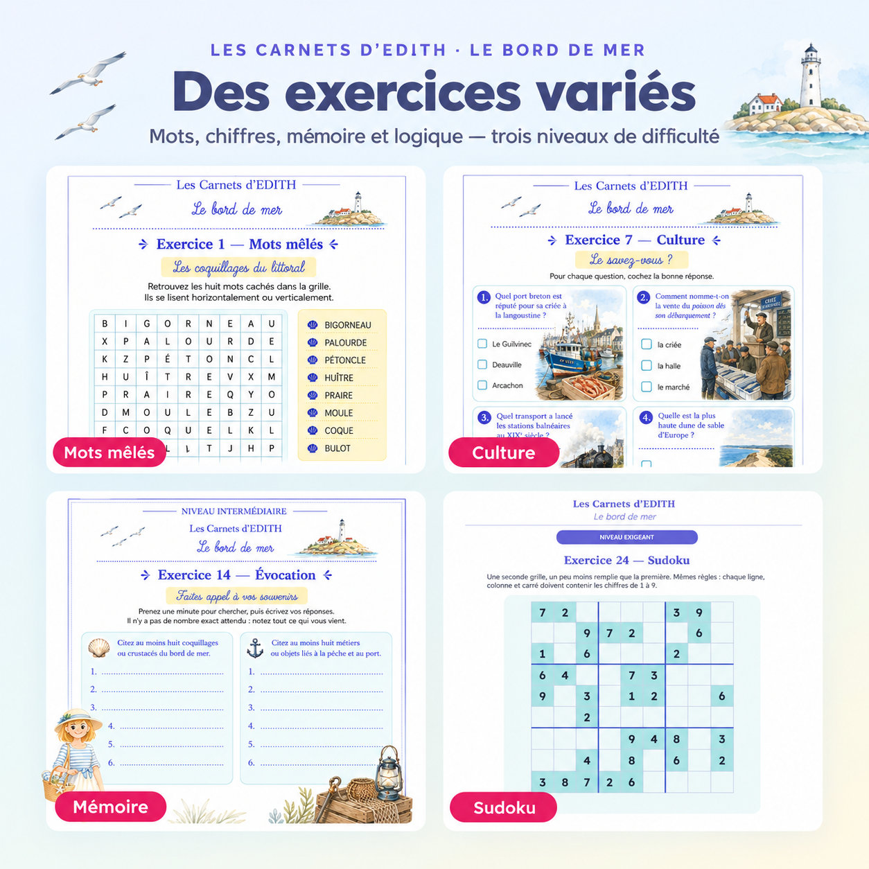 EDITH 03 LE BORD DE MER EXERCICES VARIES PREMIUM FINAL