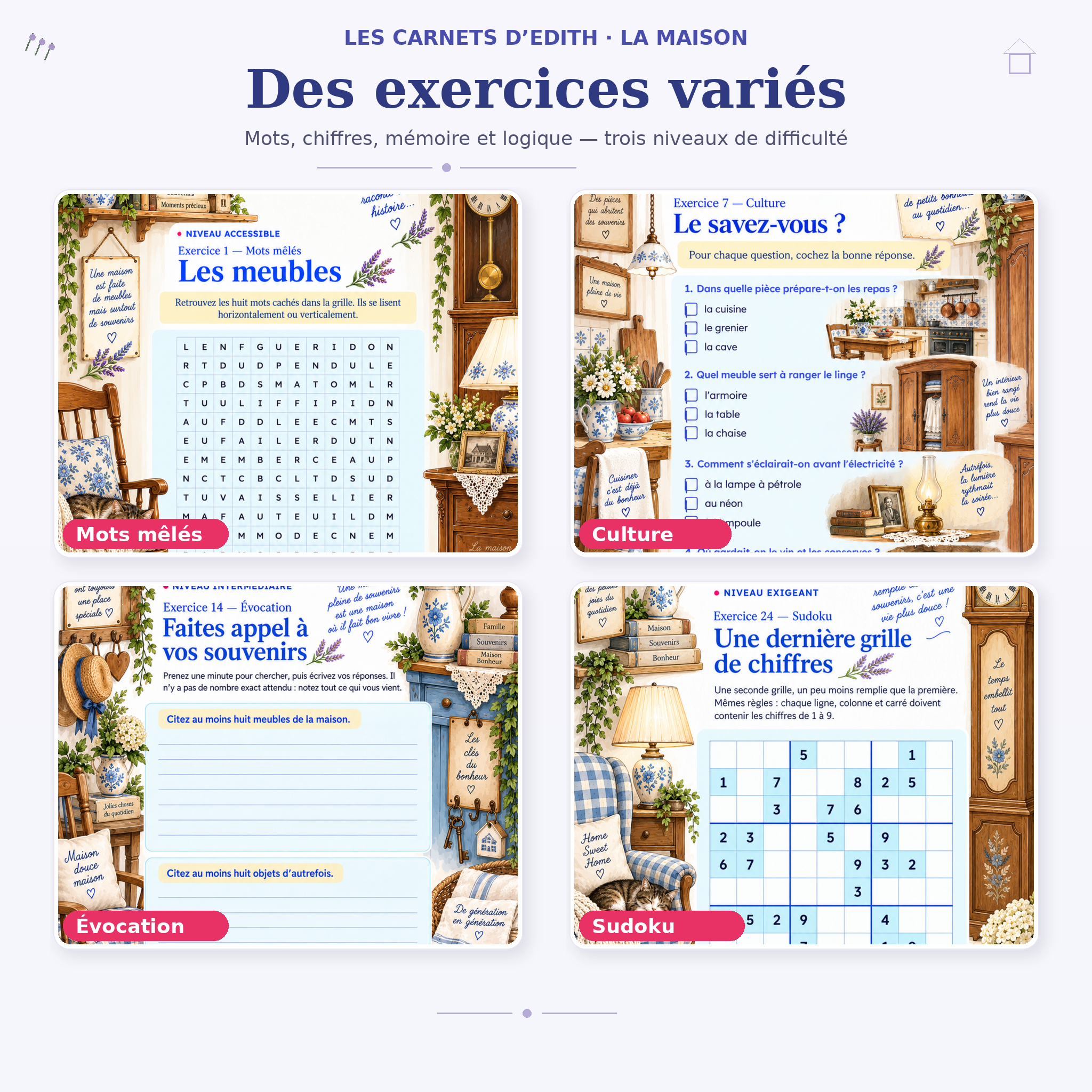 EDITH 15 LA MAISON EXERCICES VARIES PREMIUM FINAL