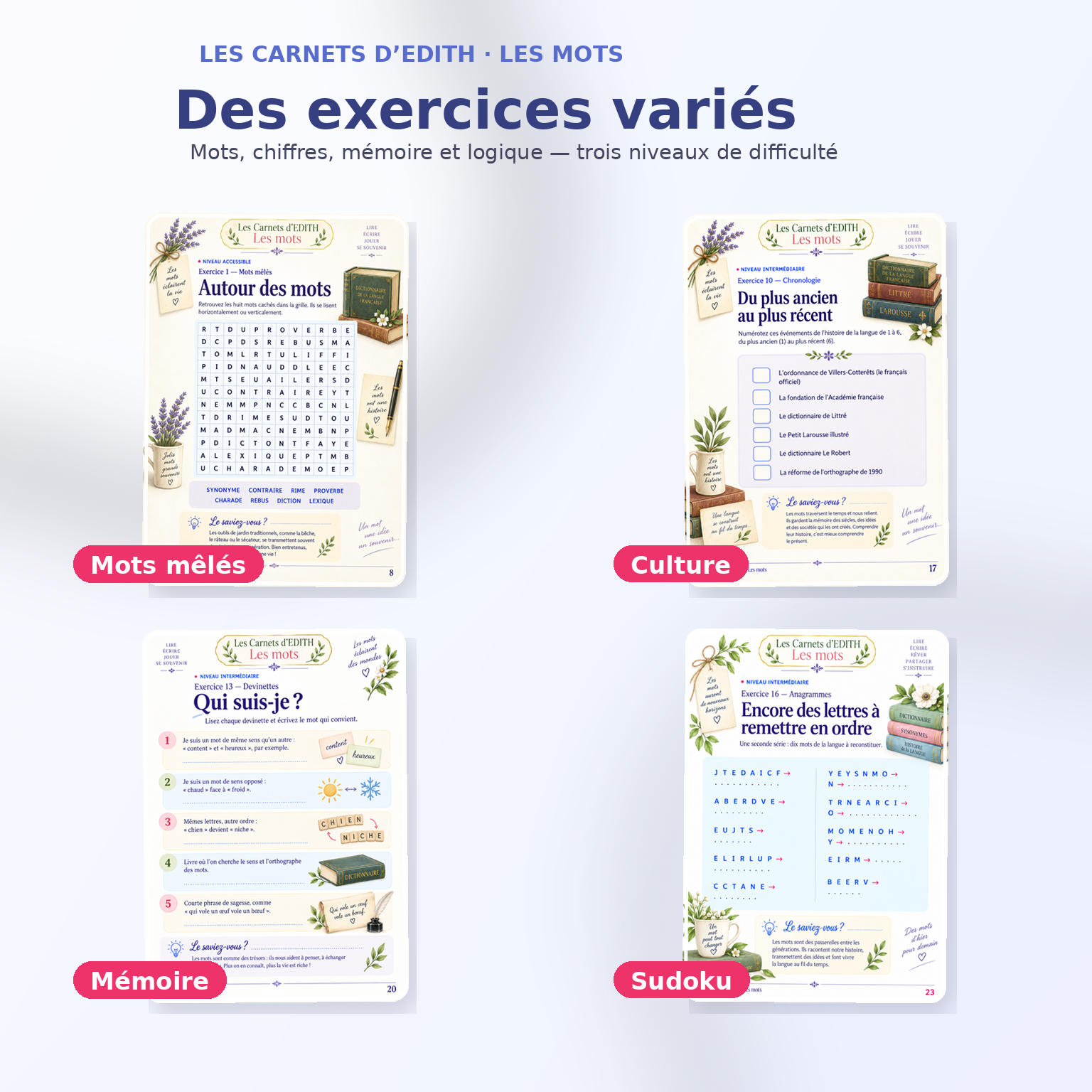 EDITH 16 GALERIE 04 EXERCICES VARIES