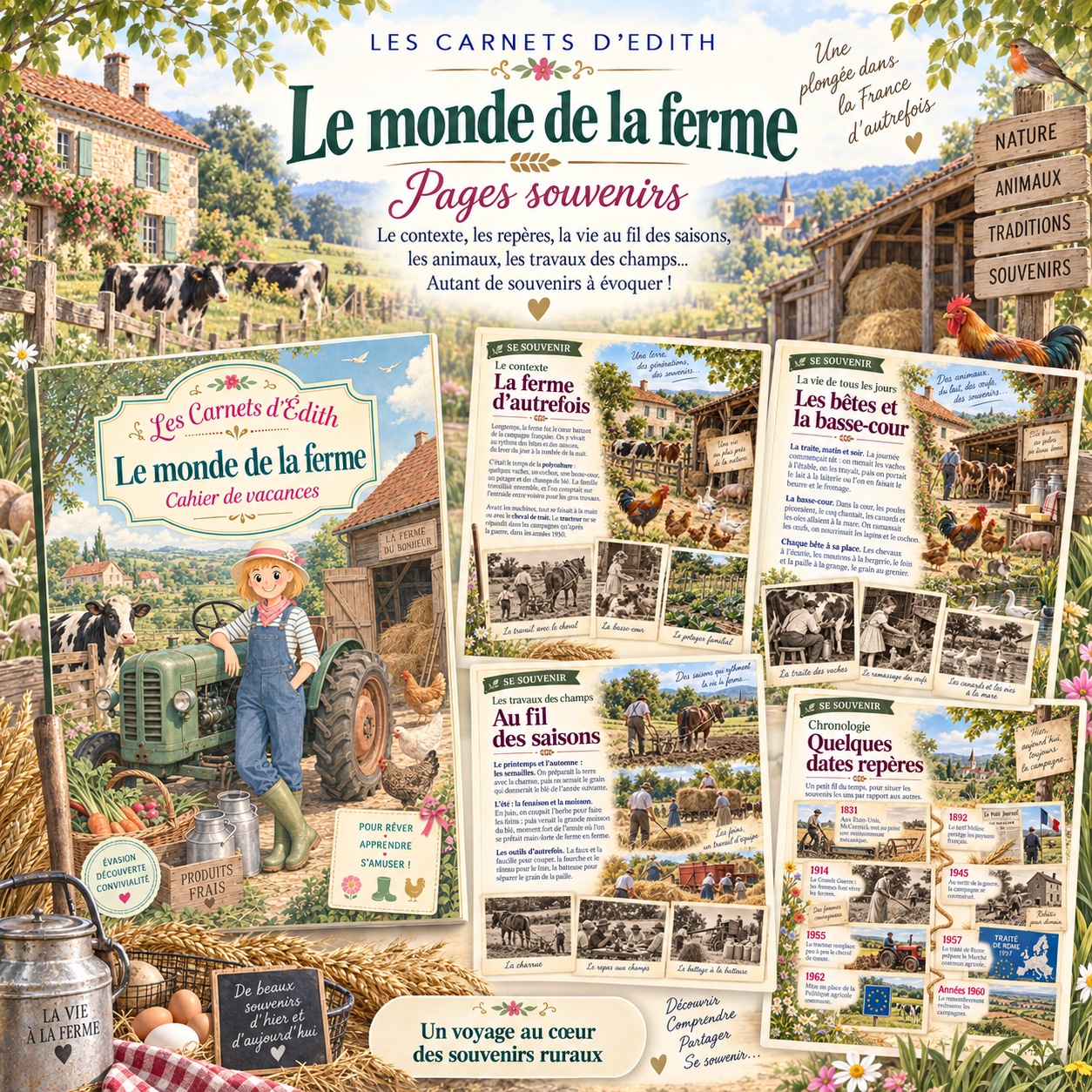 EDITH 33 LE MONDE DE LA FERME 02 SOUVENIRS