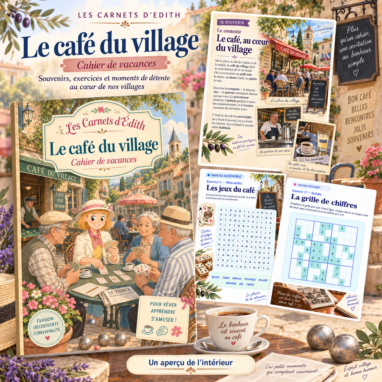 EDITH 34 LE CAFE DU VILLAGE 01 RECAP