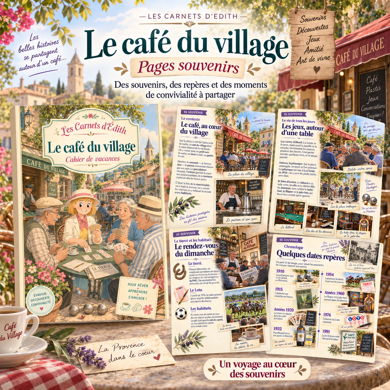 EDITH 34 LE CAFE DU VILLAGE 02 SOUVENIRS