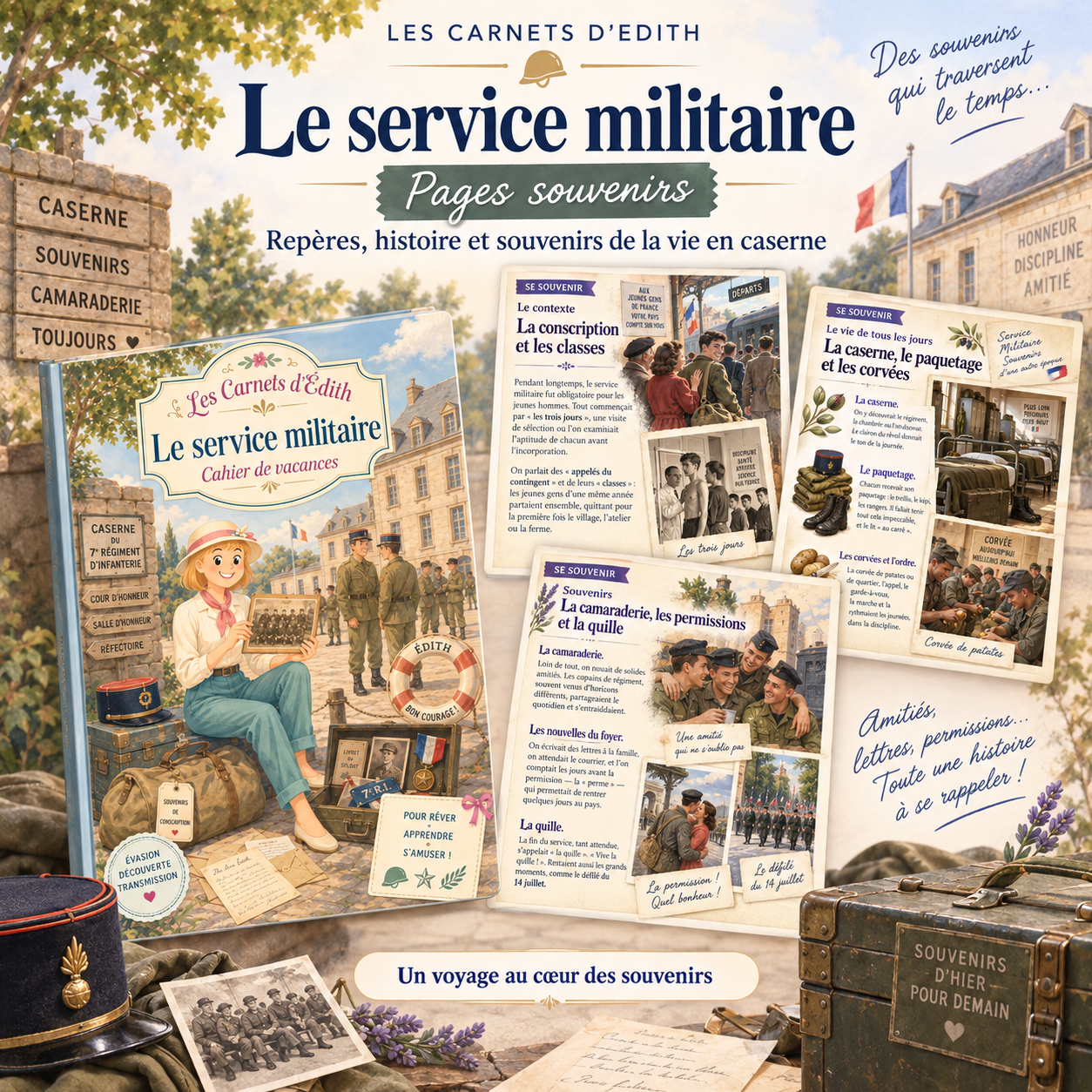 EDITH 35 LE SERVICE MILITAIRE 02 SOUVENIRS
