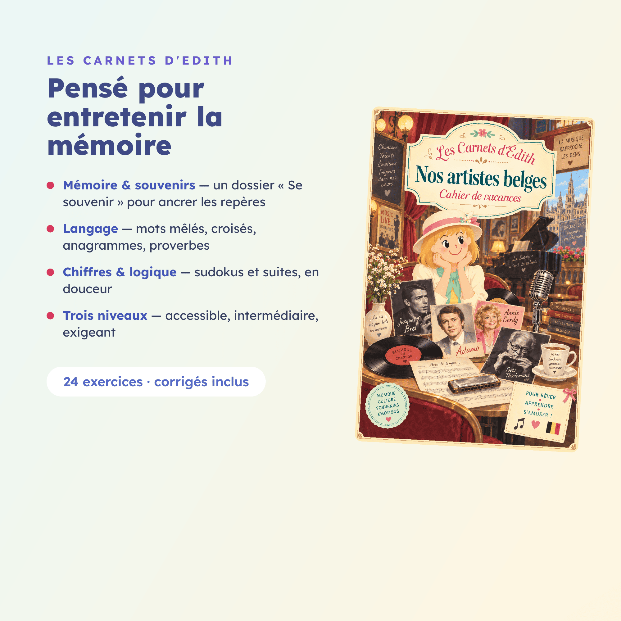 EDITH 40 nos artistes belges promo4
