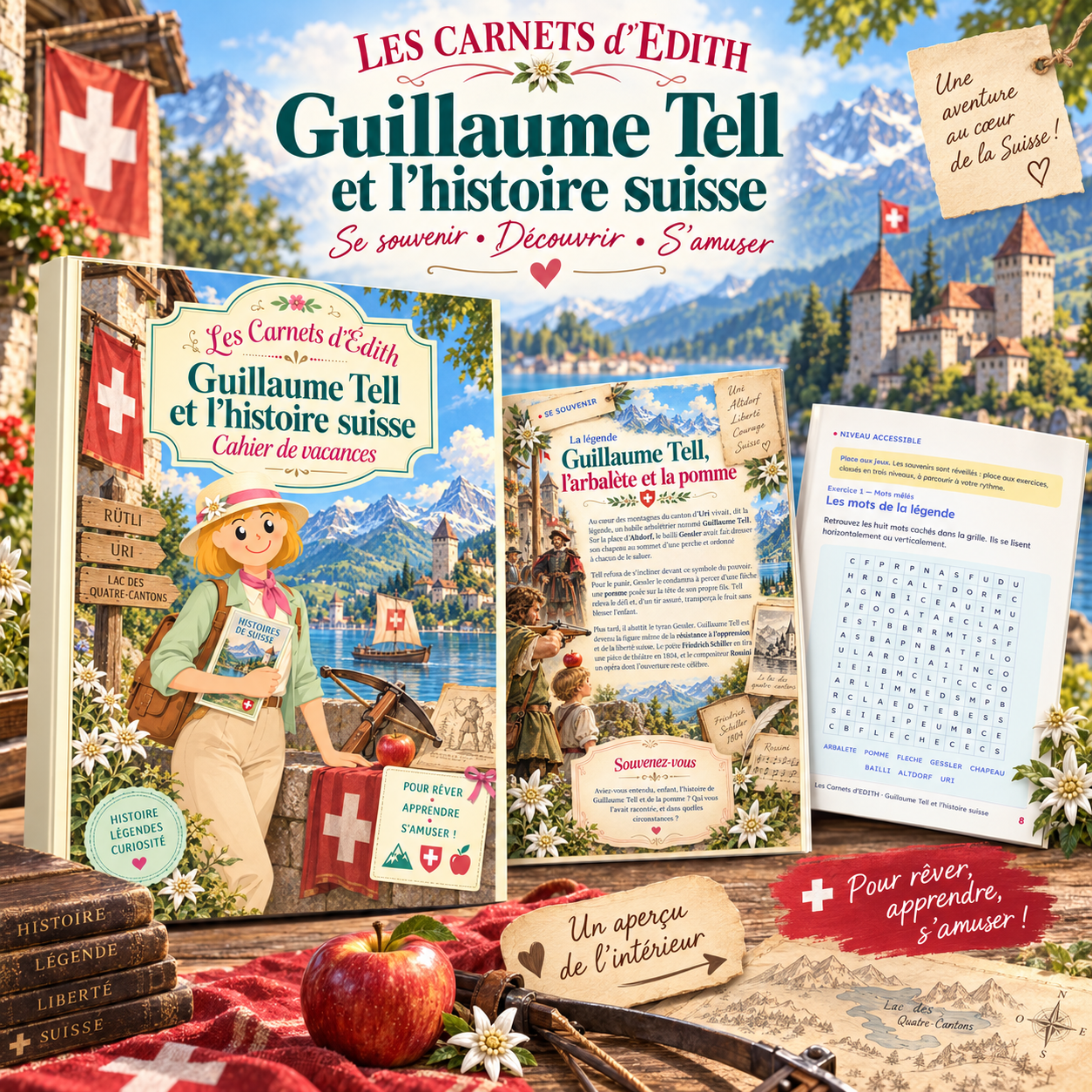 EDITH 45 Visuel Produit Exercices Guillaume Tell et Histoire Suisse