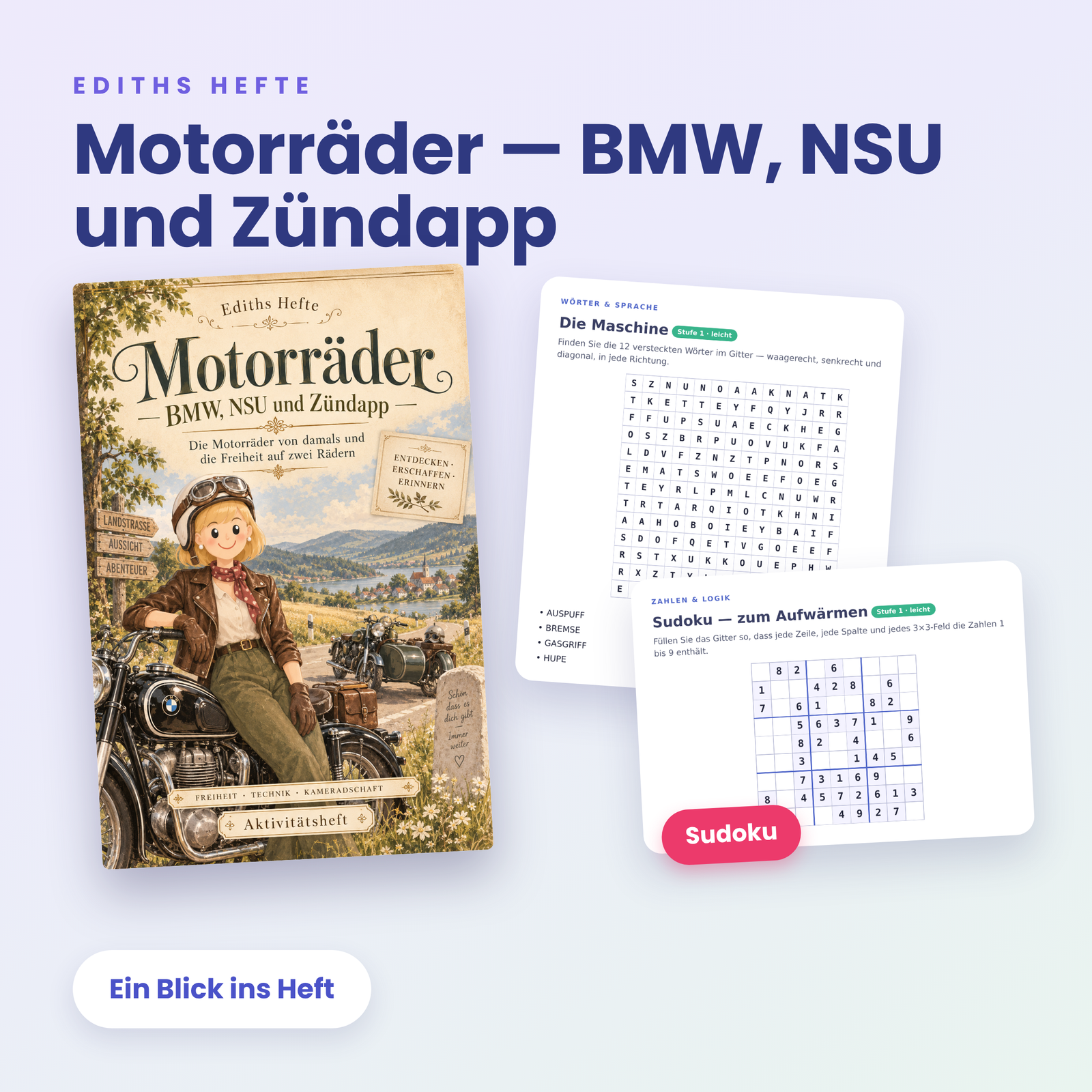 EDITH DE 22 Motorraeder BMW NSU Zuendapp promo2