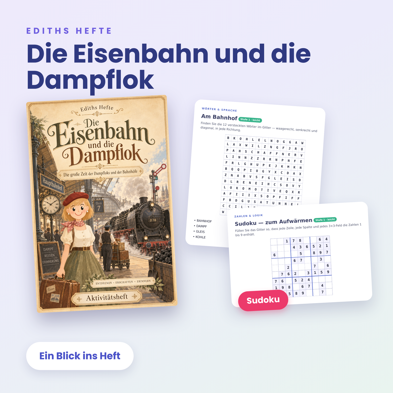 EDITH DE 23 Die Eisenbahn und die Dampflok promo2