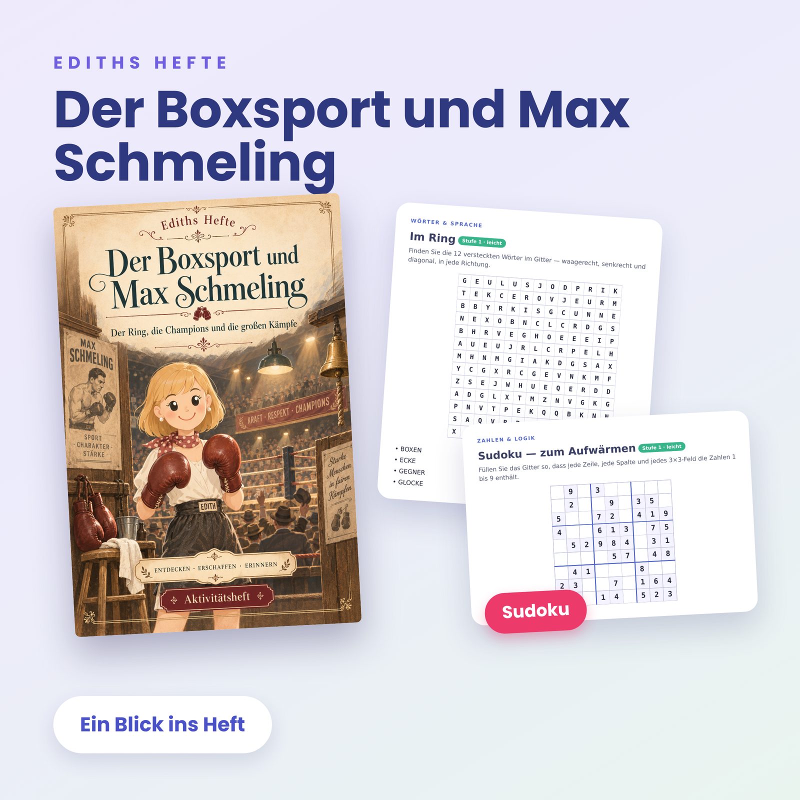 EDITH DE 27 Der Boxsport und Max Schmeling promo2