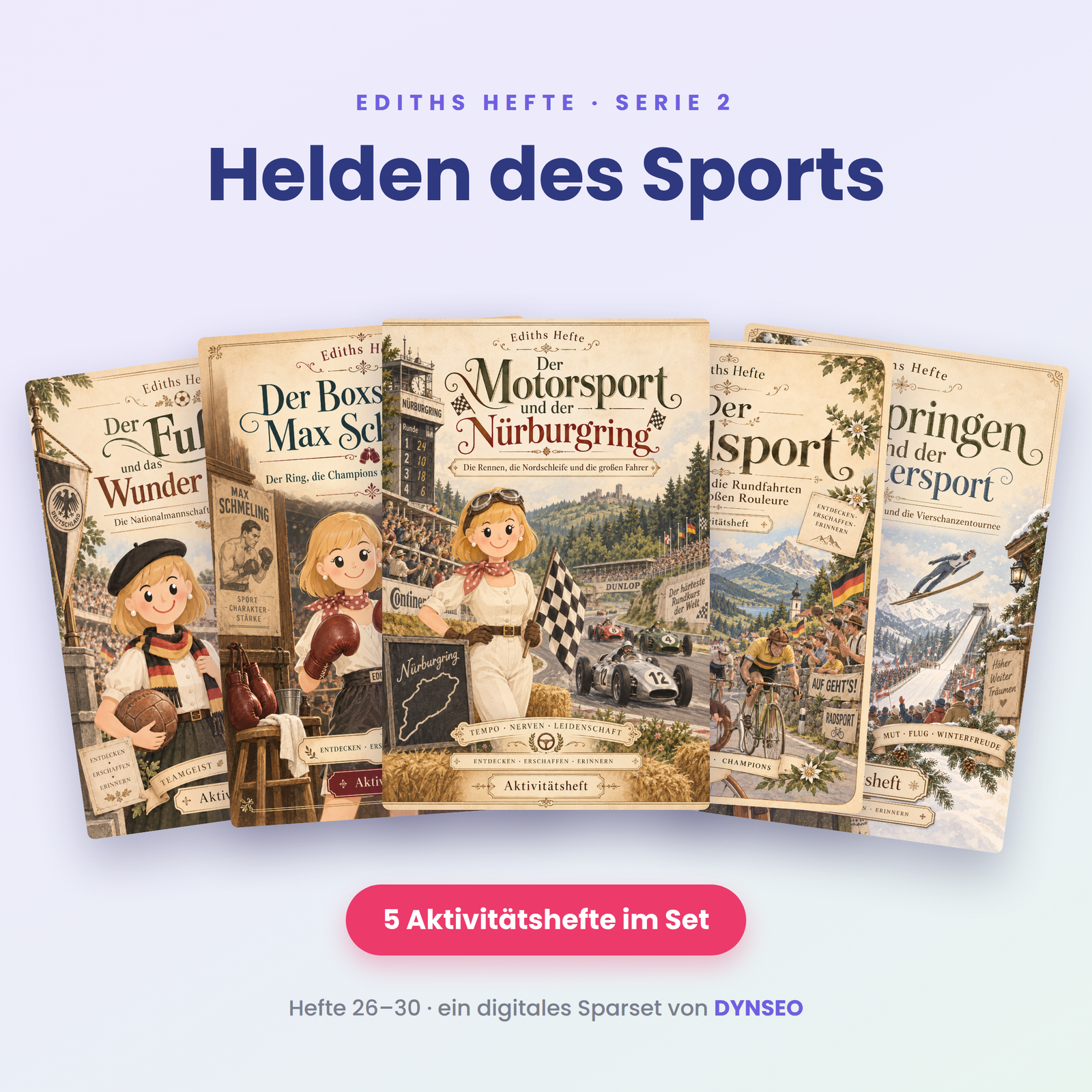 EDITH DE serie02 helden des sports hefte 26 27 28 29 30