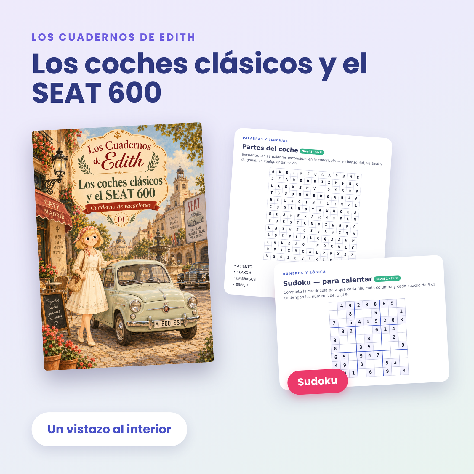 EDITH ES 21 Los coches clasicos SEAT 600 promo2