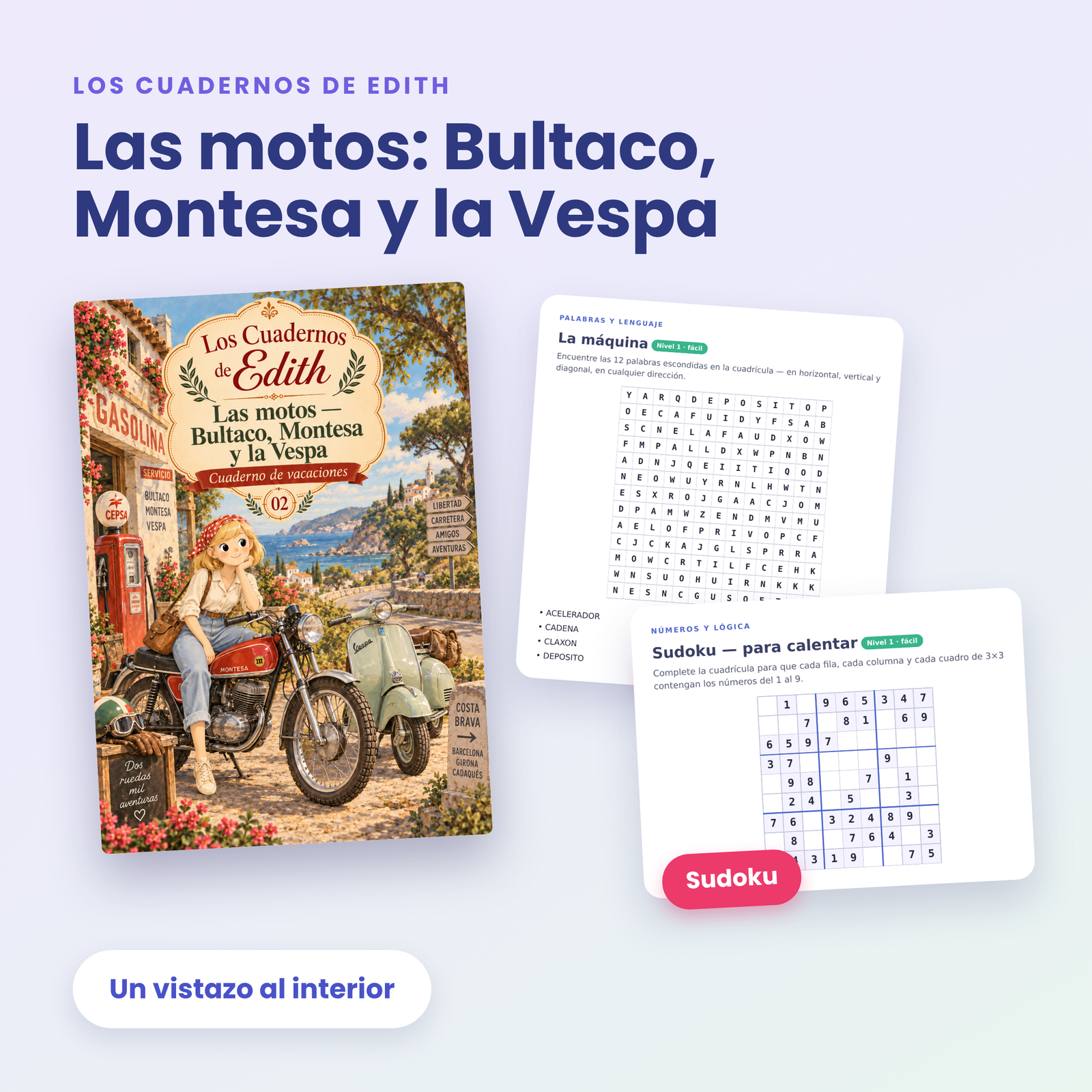 EDITH ES 22 Las motos Bultaco Montesa Vespa promo2