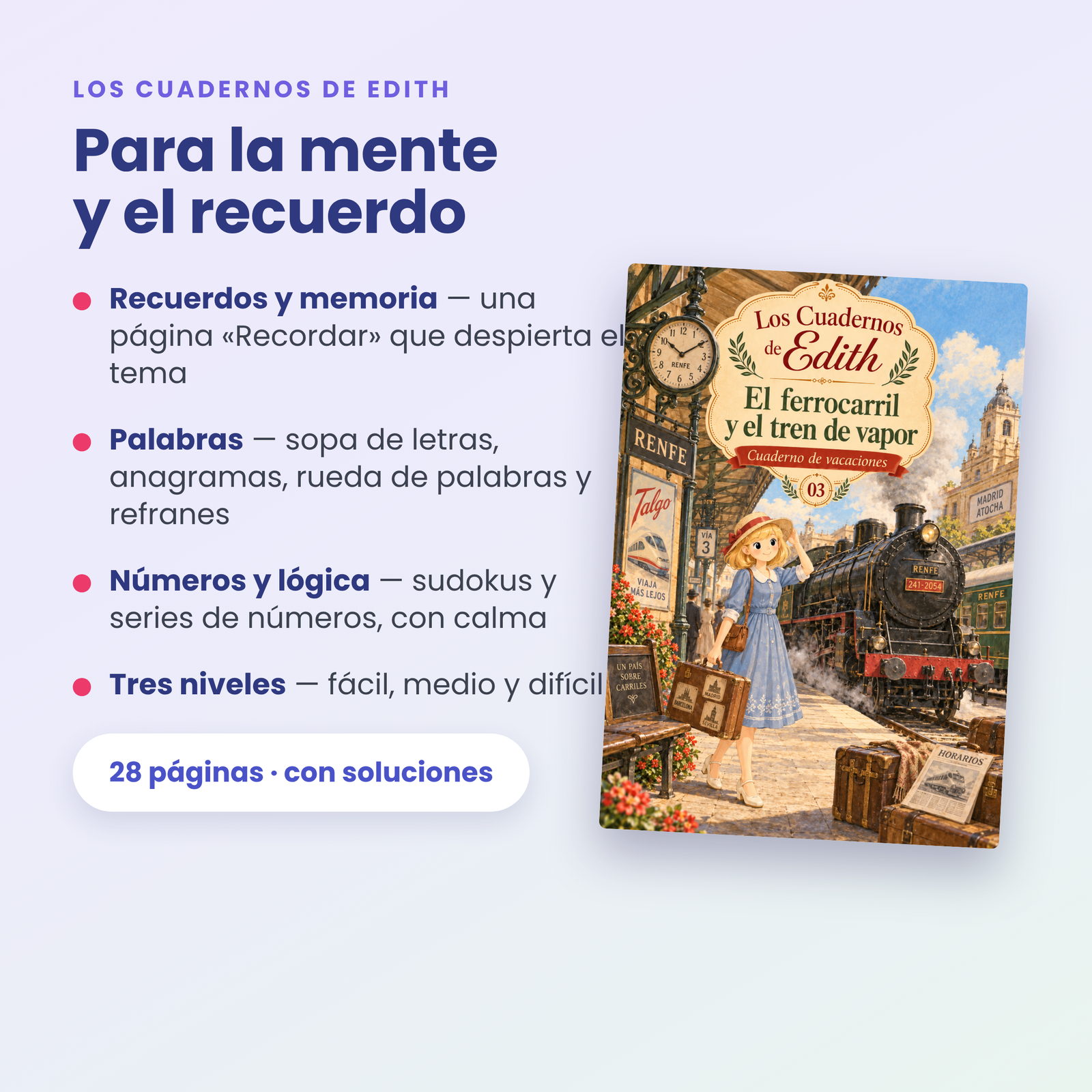 EDITH ES 23 El ferrocarril tren de vapor promo4