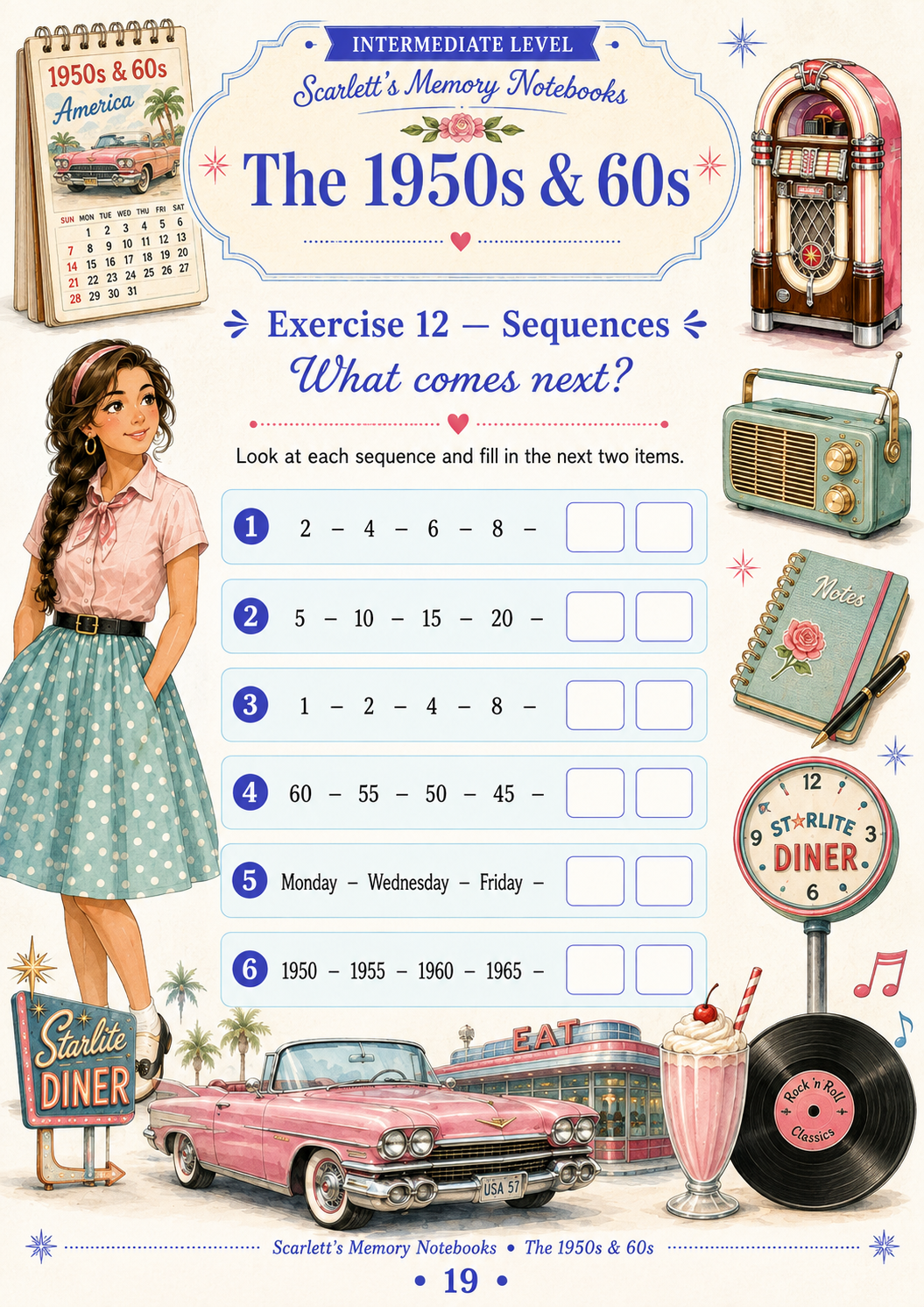 SCARLETT 06 THE 1950S 60S 04 MORE EXERCISES