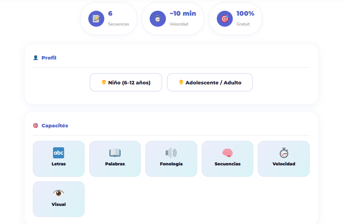 Ejemplo de pruebas cognitivas DYNSEO