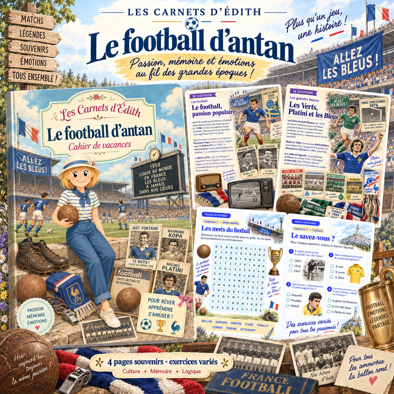 les carnets d édith football d antan