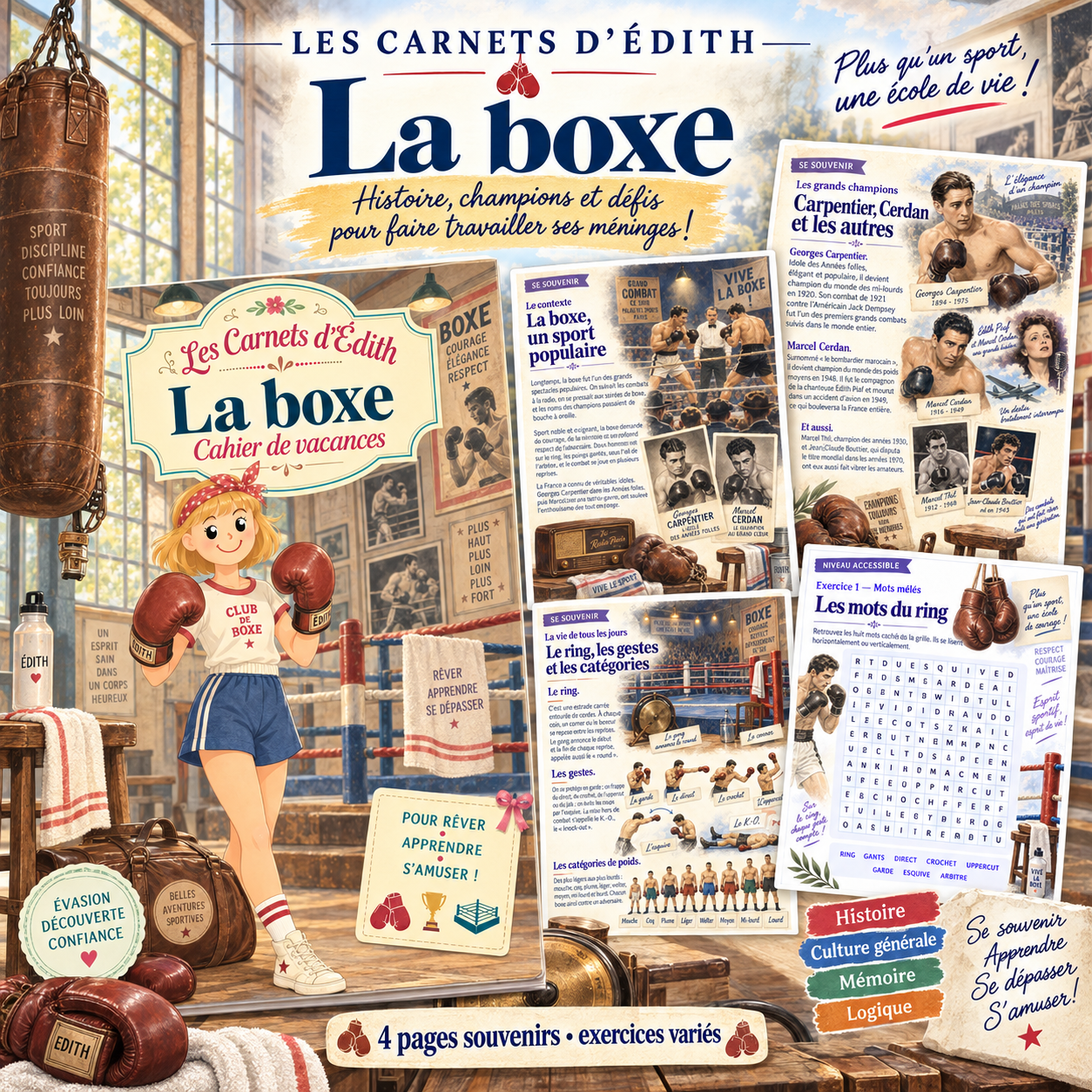 les carnets d édith la boxe rétro