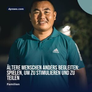 Altere Menschen anders begleiten spielen um zu stimulieren und zu teilen