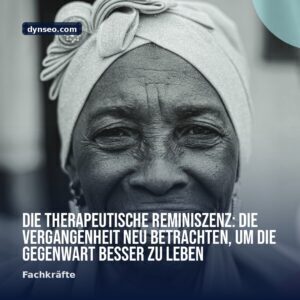 Die therapeutische Reminiszenz Die Vergangenheit neu betrachten um die Gegenwart besser zu leben