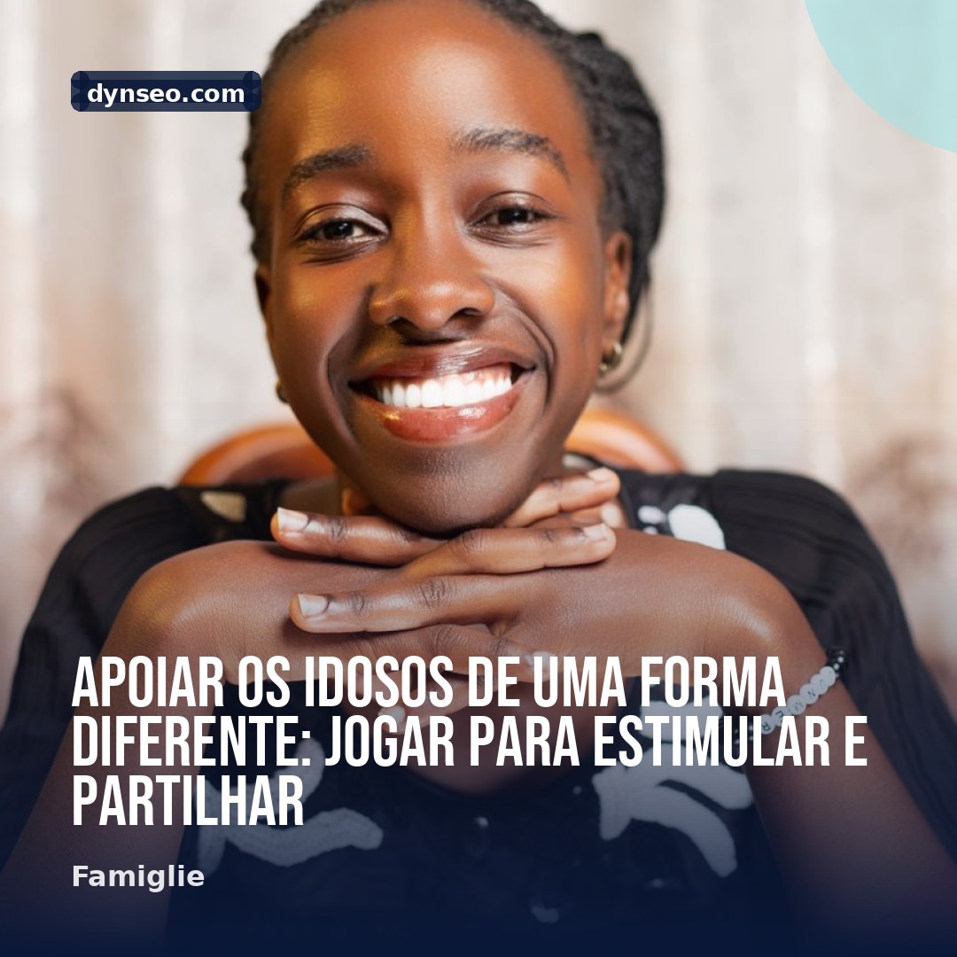 Apoiar os idosos de uma forma diferente jogar para estimular e partilhar