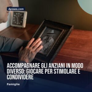 Accompagnare gli anziani in modo diverso giocare per stimolare e condividere