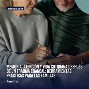 Memoria atencion y vida cotidiana despues de un Trauma Craneal herramientas practicas para las familias