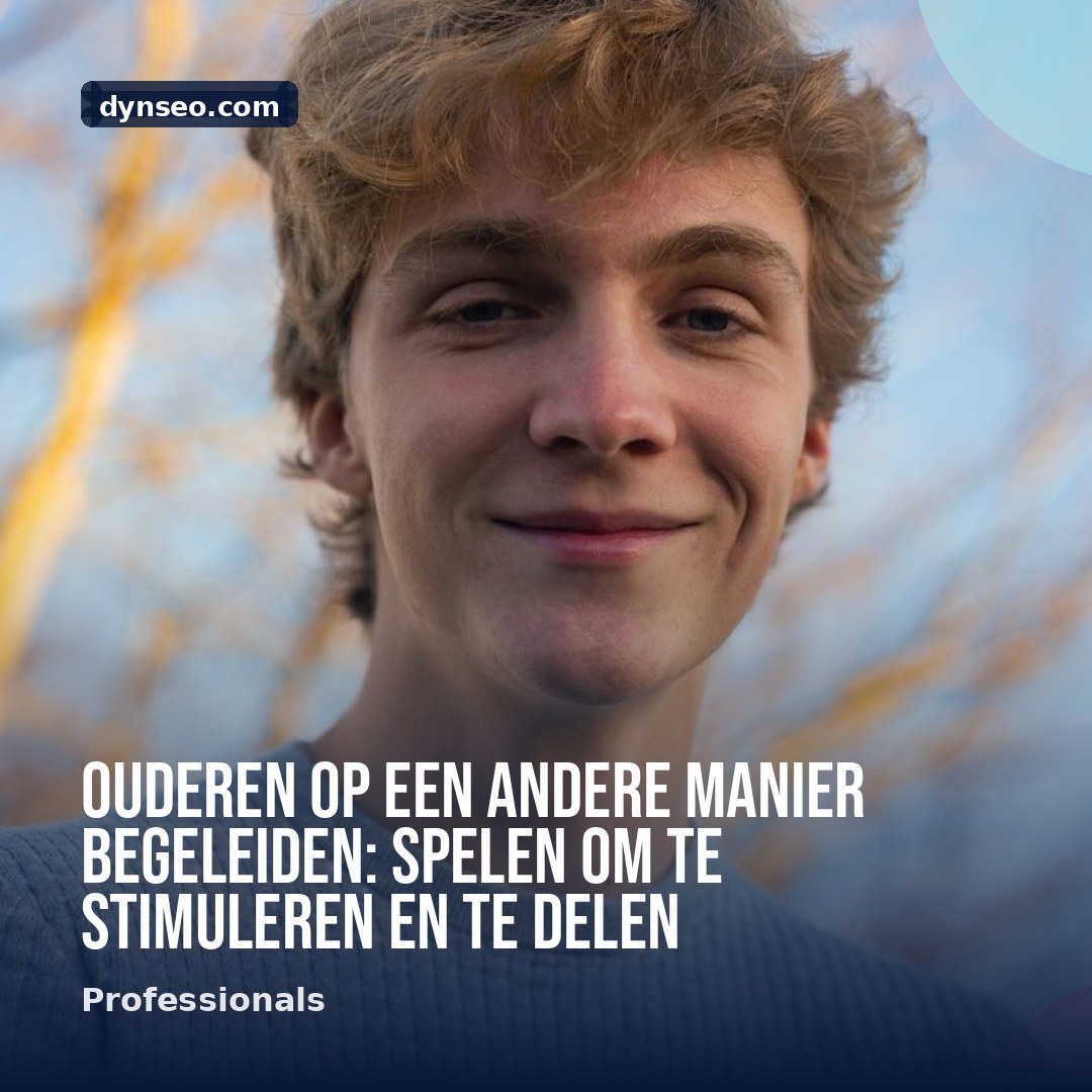 Ouderen op een andere manier begeleiden spelen om te stimuleren en te delen
