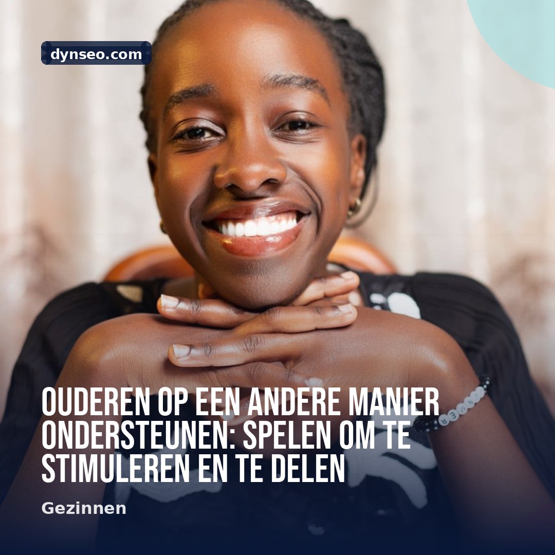 Ouderen op een andere manier ondersteunen spelen om te stimuleren en te delen