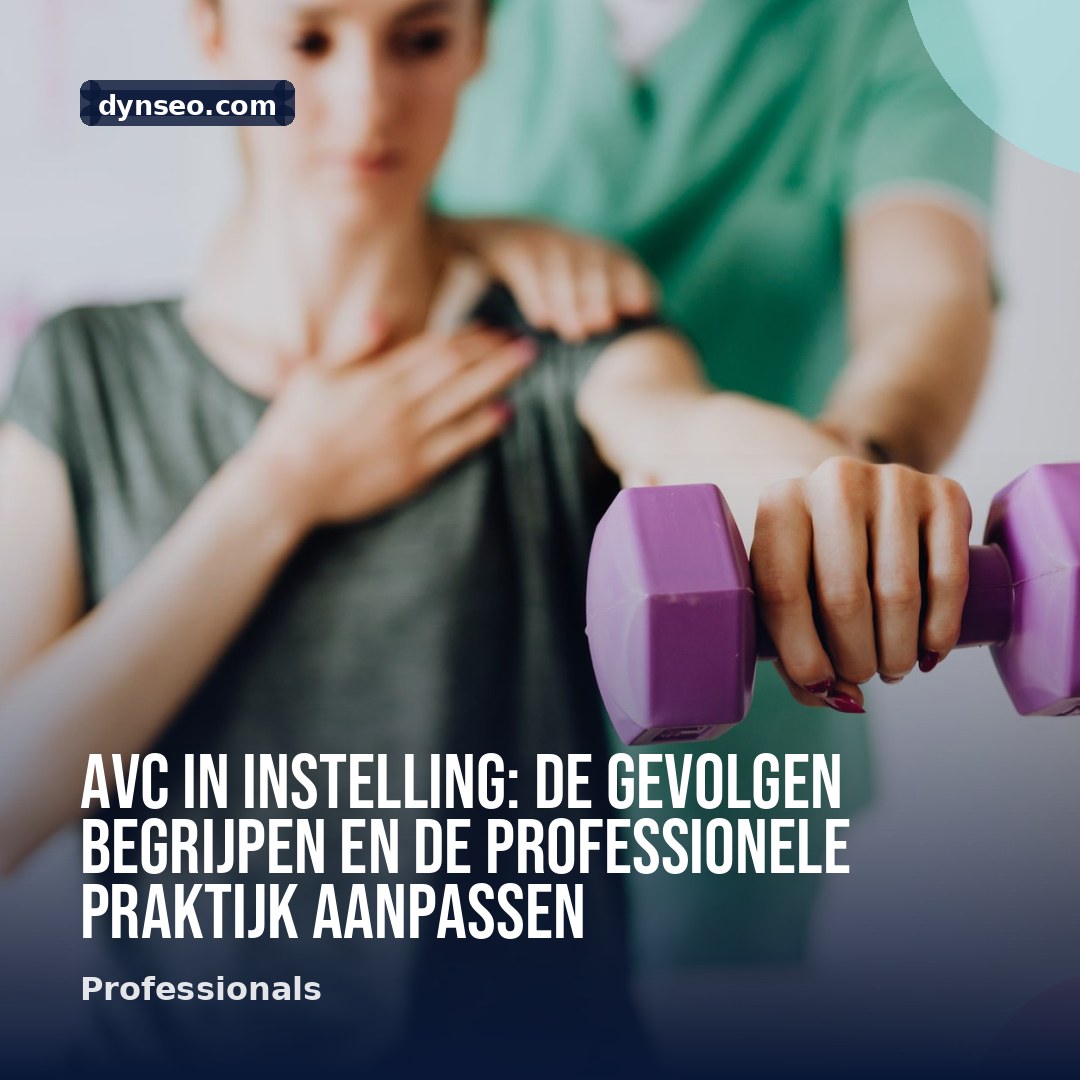 AVC in instelling de gevolgen begrijpen en de professionele praktijk aanpassen