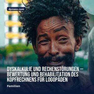 Dyskalkulie und Rechenstorungen — Bewertung und Rehabilitation des Kopfrechnens fur Logopaden