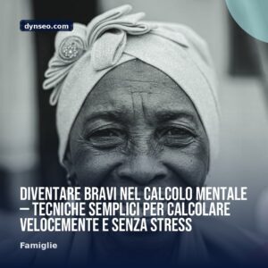 Diventare bravi nel calcolo mentale — tecniche semplici per calcolare velocemente e senza stress