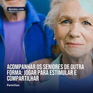 Acompanhar os seniores de outra forma jogar para estimular e compartilhar